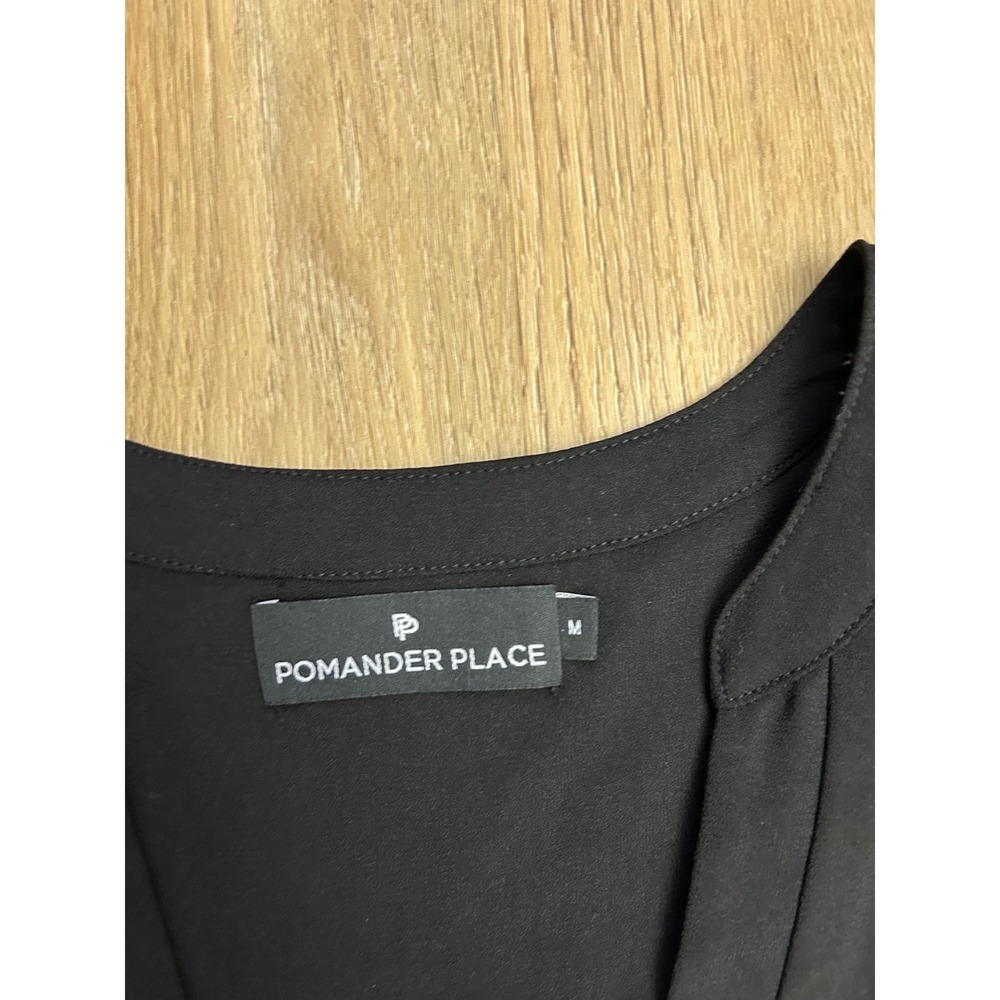 Tuckernuck Pomander Place Tiered Mini little black kenzo Dress Smocked Cuff M - Picture 4 of 7